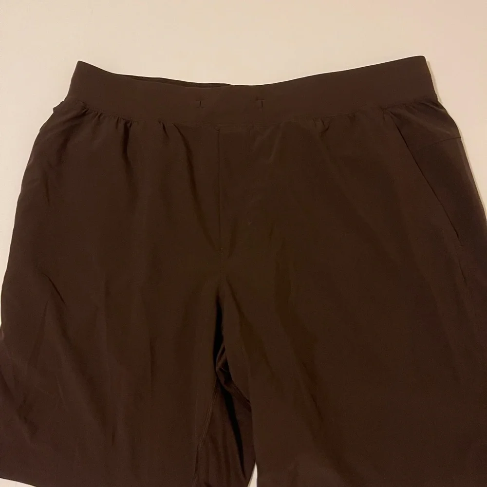 Lululemon Athletica Dark Brown Shorts - Picture 1 of 3